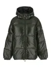Pyrenex Logo-patch Quilted Jacket In Green