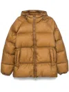 Pyrenex Sten Puffer Jacket In Brown