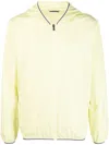Pyrenex Stripe-trim Hooded Jacket In Gelb