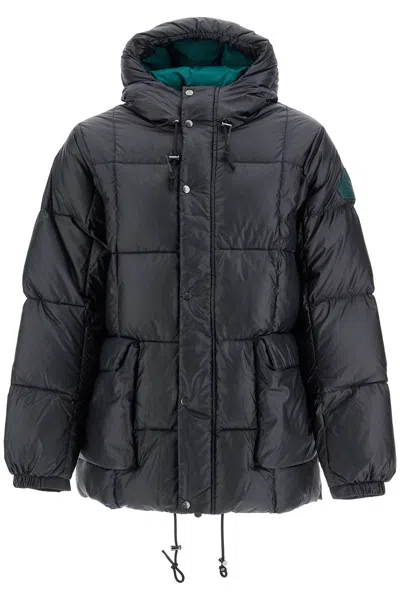 Pyrenex Hooded Down Jacket In Black