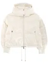 Pyrenex Hooded Jacket Featuring Drawstring Hem In Neutral