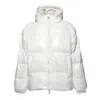 Pyrenex White Shiny Nylon Sten Puffer Jacket With Hood