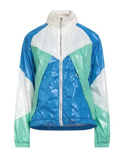 Pyrenex Woman Jacket Azure Size 10 Polyamide In Blue