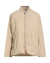 Pyrenex Woman Jacket Beige Size 4 Polyamide In Yellow