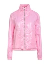 Pyrenex Woman Jacket Pink Size 8 Polyamide