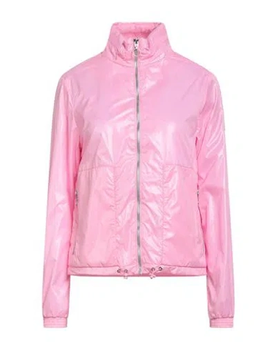 Pyrenex Woman Jacket Pink Size 8 Polyamide