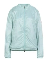 Pyrenex Woman Jacket Sky Blue Size 10 Polyamide In Blue