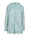 Pyrenex Woman Overcoat & Trench Coat Turquoise Size 10 Polyamide In Blue