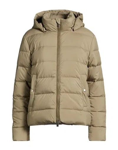 Pyrenex Woman Puffer Sage Green Size 6 Polyester, Polyurethane In Gray