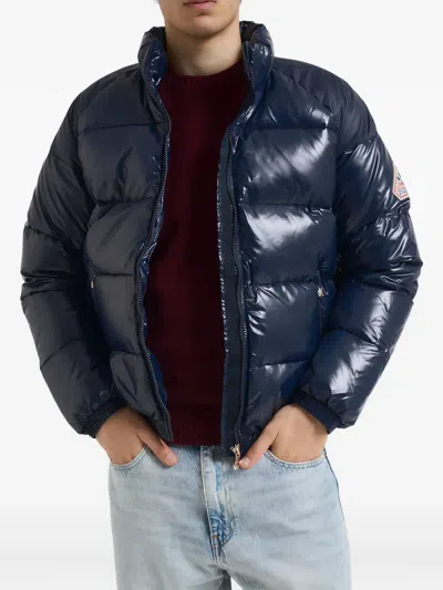 Pyrenex Zip-fastening Puffer Jacket In Blue