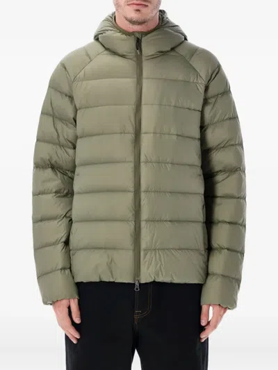 Pyrenex Arial Lightweight Hooded Down Jacket In Green