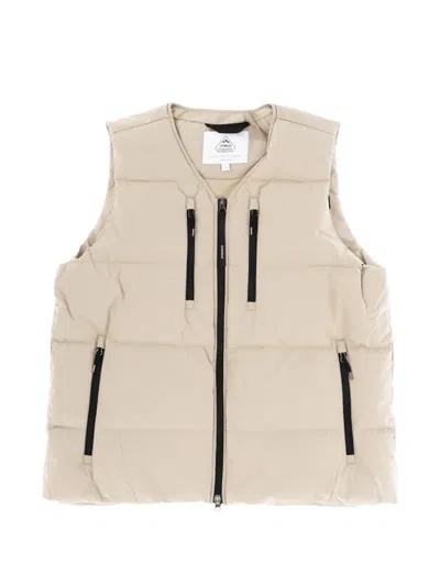 Pyrenex Zip-up Padded Gilet In Neutral