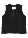Pyrenex Zip-up Sleeveless Gilet In Black