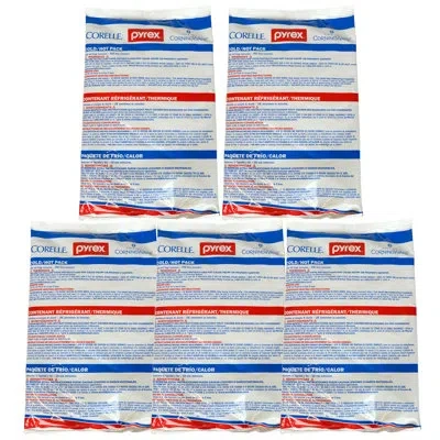 Pyrex 1122295 Large Cold/hot Pack (5-pack)