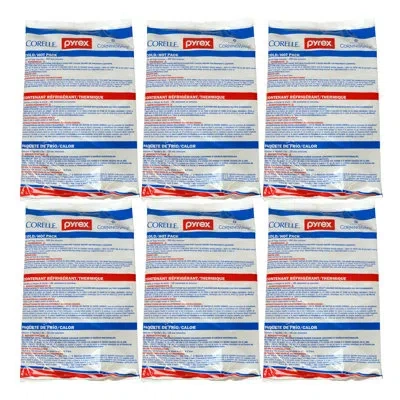 Pyrex 1122295 Large Cold/hot Pack (6-pack)
