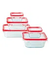 Pyrex Freshlock 10pc Glass Storage Set