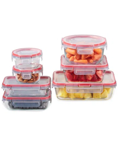 PYREX PYREX FRESHLOCK 14PC MIXED SIZE GLASS FOOD STORAGE SET