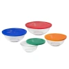 Pyrex Smart Essentials 4-pack Mixing Bowl Set With Assorted Lids In Multi