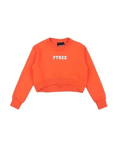 Pyrex Babies'  Toddler Girl Sweatshirt Orange Size 6 Cotton