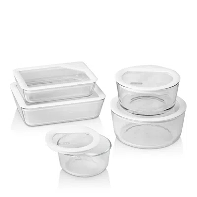 Pyrex Ultimate Storage 10-piece Set In White