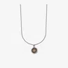 Pyrrha 14k Yellow Gold And Sterling Silver Direction Chain Necklace In Silver