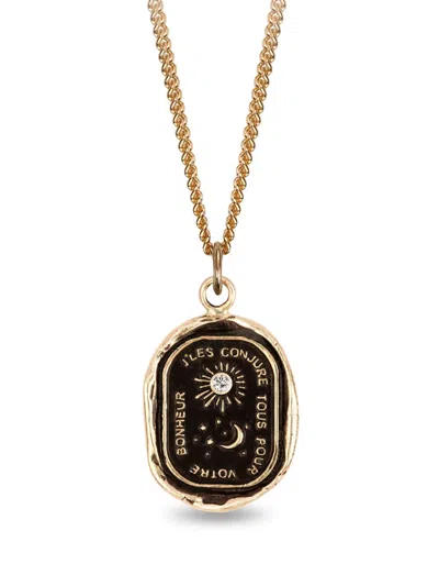 Pyrrha 14k Yellow Gold Everything For You Talisman Diamond Pendant Necklace