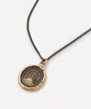 Pyrrha Bronze One Day At A Time Pendant Necklace In Gold