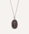 Pyrrha Mens Sterling Silver Heal From Within Pendant Necklace