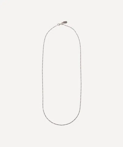 Pyrrha Mens Sterling Silver Medium Anchor Chain Necklace
