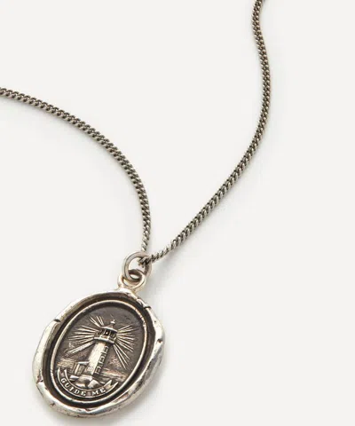 Pyrrha Sterling Silver Lighthouse Pendant Necklace