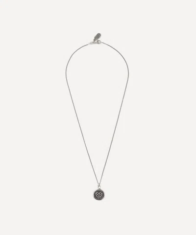 Pyrrha Sterling Silver Love Knot Pendant Necklace