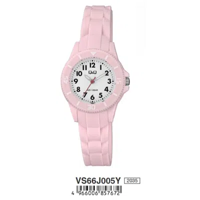 Q&q Men's Watch  Vs66j005y ( 30 Mm) Gbby2 In Pink