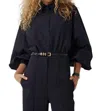 Q House Of Basics Queen Button Down Shirt In Black In Black