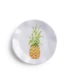 Q Squared Aloha Dinnerware Collection In White,yellow