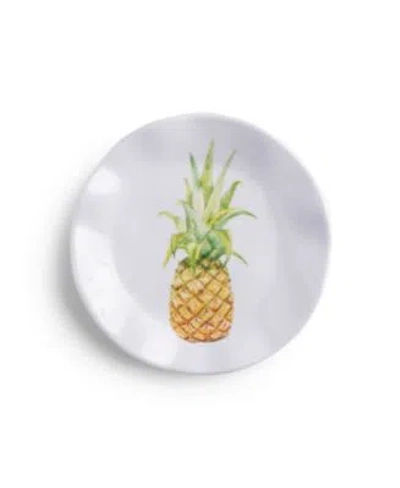 Q Squared Aloha Dinnerware Collection In White,yellow