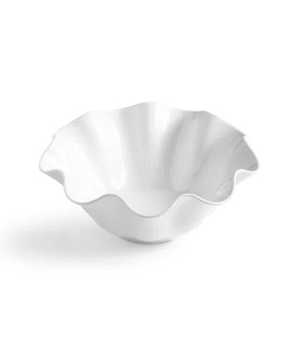 Q Squared Clam Serving Bowl In White