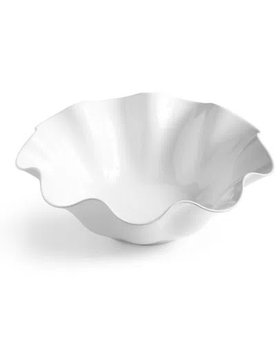 Q Squared Clam Serving Bowl In White