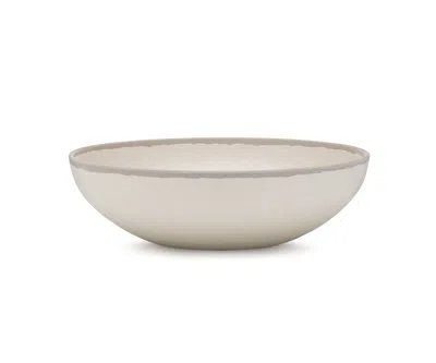 Q Squared Potter Stone 12" Melaboo Round Serving Bowl In Multi