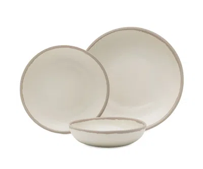 Q Squared Potter Stone Gray Melaboo 12pc Set In Multi