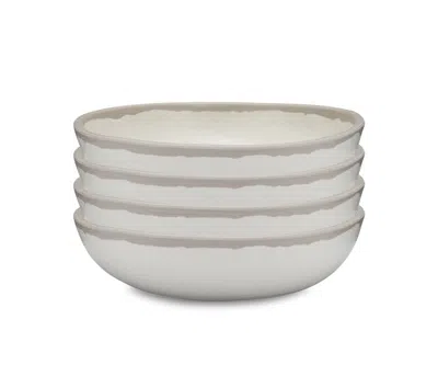 Q Squared Potter Stone Melaboo 4-pc. Cereal Bowl Set In Multi