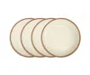 Q Squared Potter Terracotta Melaboo 4-pc. Dinner Plate Set In Multi