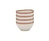 Q Squared Potter Terracotta Melaboo 4-pc. Dip Bowl Set In Multi
