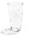 Q Squared Ruffle Clear Tritan Acrylic Highball Glass In Clear