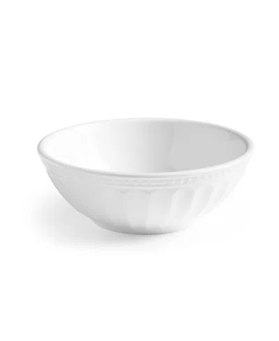 Q Squared Venetian Personal Bowls, Set Of 4 In White