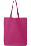 Q-tees 12l Economical Tote In Pink