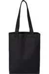 Q-tees 12l Gussetted Shopping Bag In Black