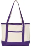 Q-tees 20l Small Deluxe Tote In Multi
