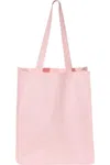 Q-tees 27l Jumbo Shopping Bag In Pink