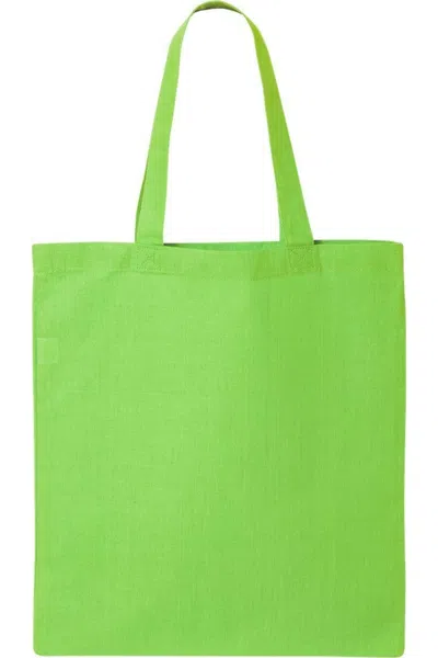 Q-tees Economical Tote In Green