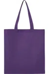 Q-tees Economical Tote In Purple